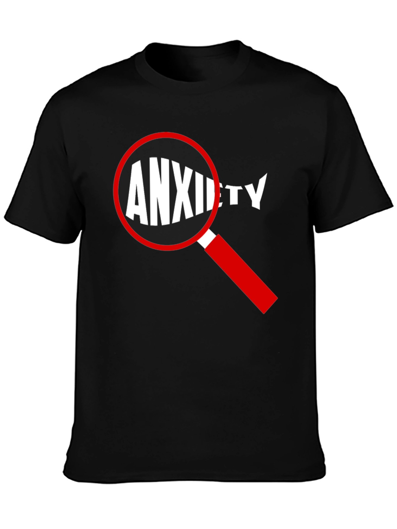 Anxiety Magnified T-Shirt - Black Cotton Tee