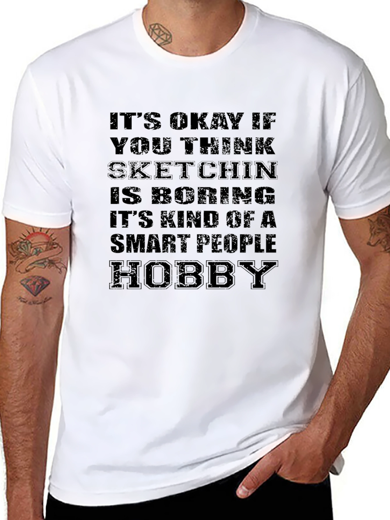 Smart People Hobby Sketching T-Shirt