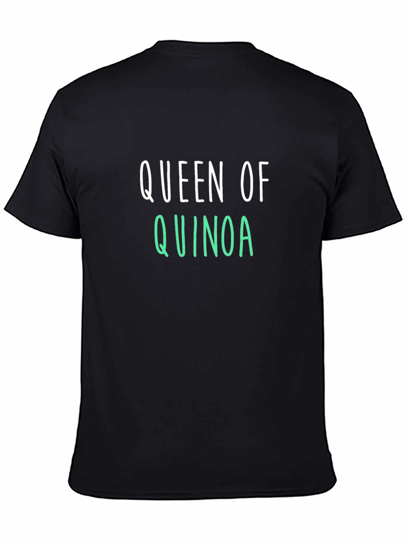 Queen of Quinoa Graphic Tee - Black