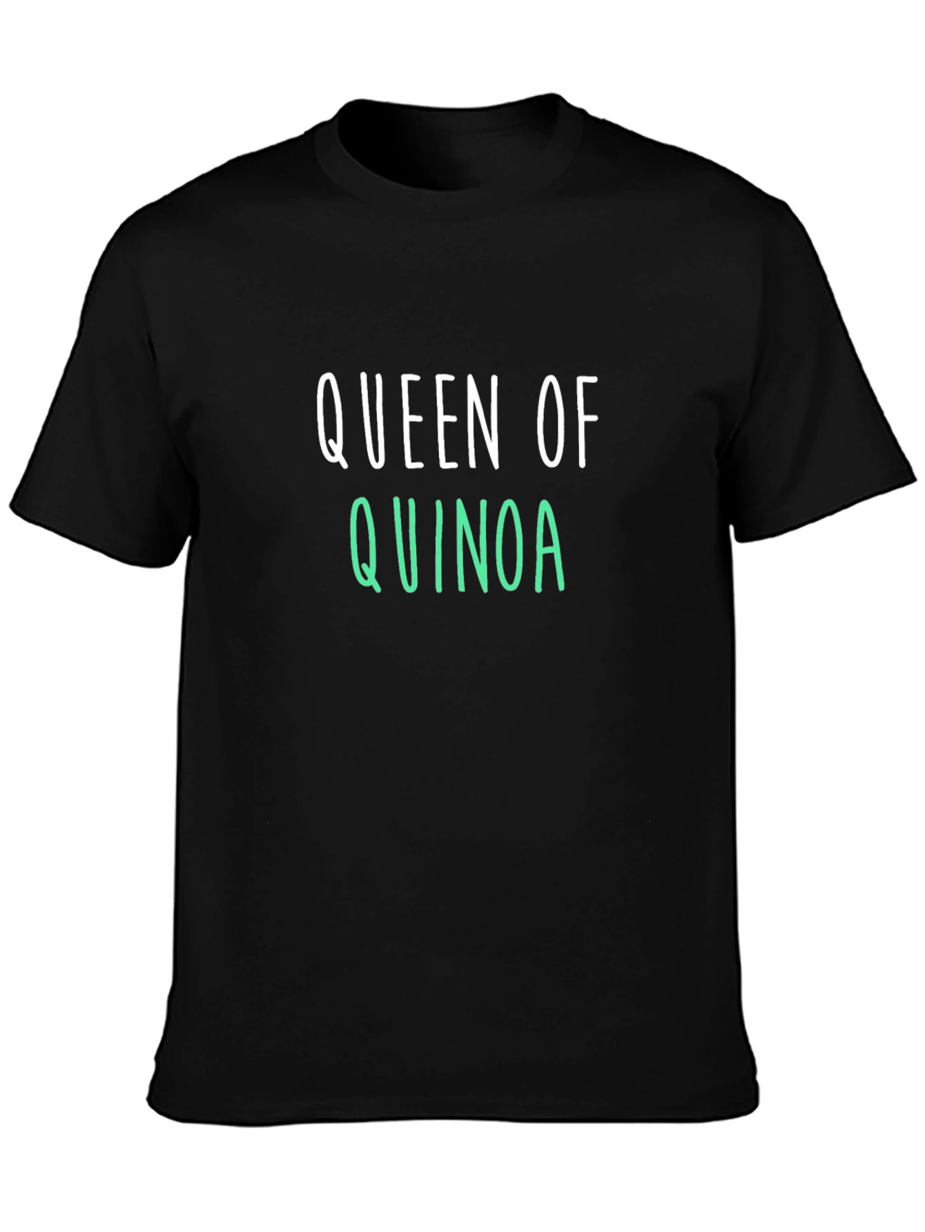 Queen of Quinoa Graphic Tee - Black