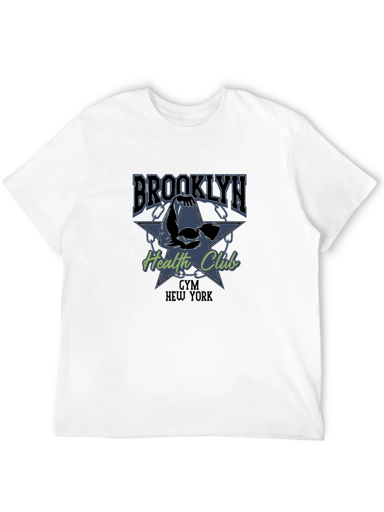Brooklyn Gym Health Club Black T-Shirt