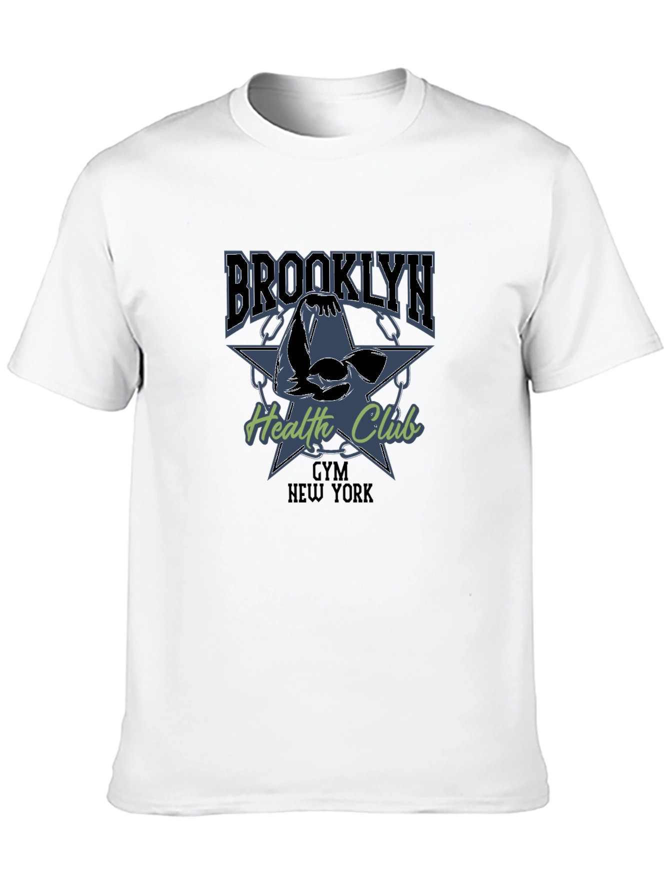 Brooklyn Gym Health Club Black T-Shirt