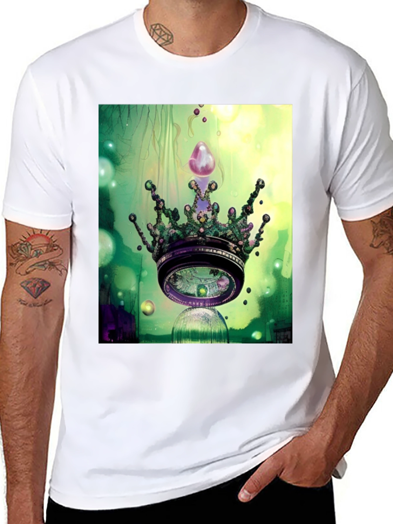 Surreal Crown Graphic Tee