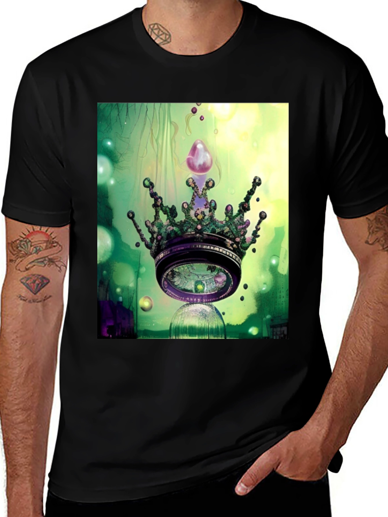 Surreal Crown Graphic Tee