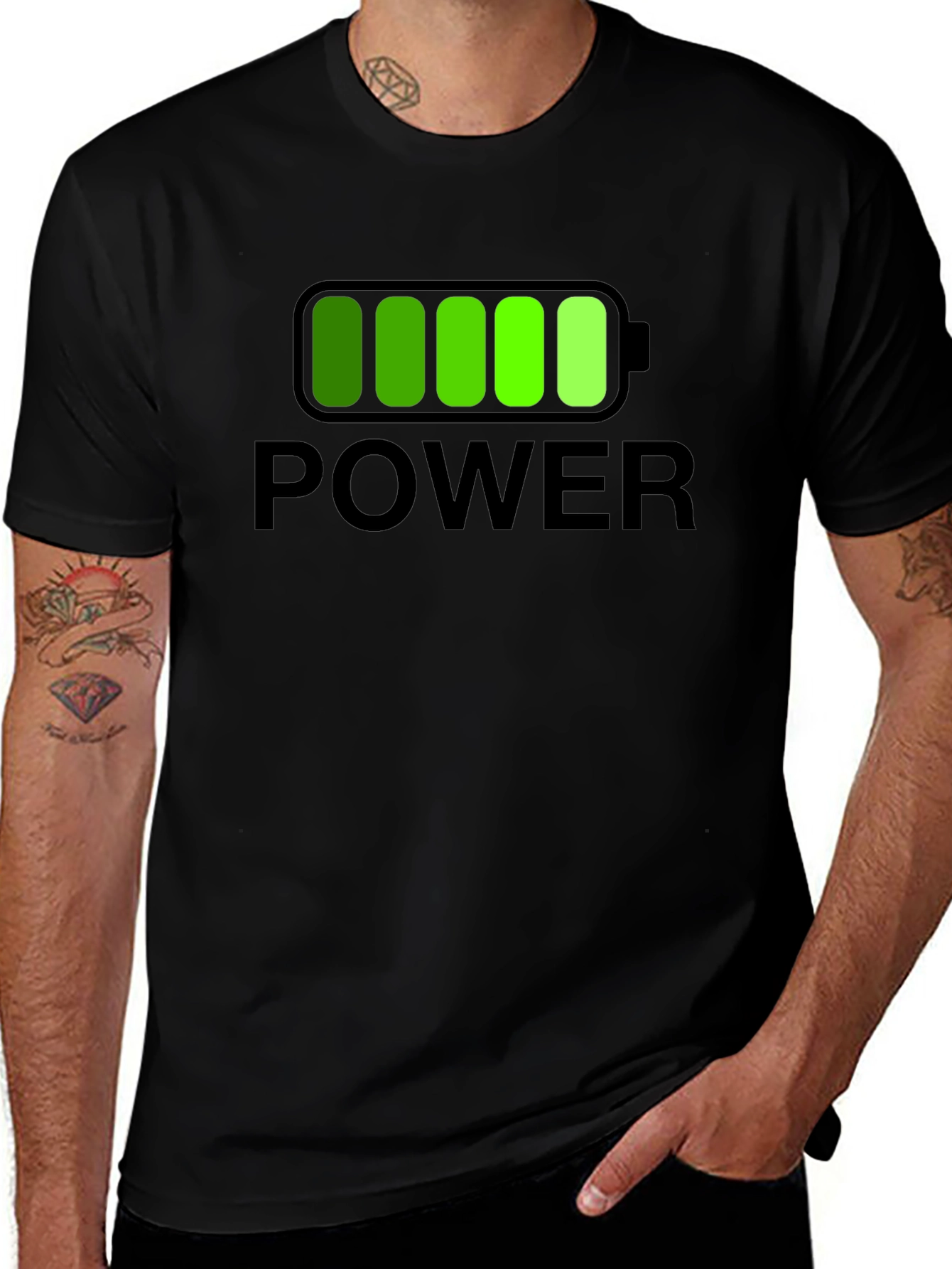 Power Level T-Shirt - Energy Indicator Graphic Tee