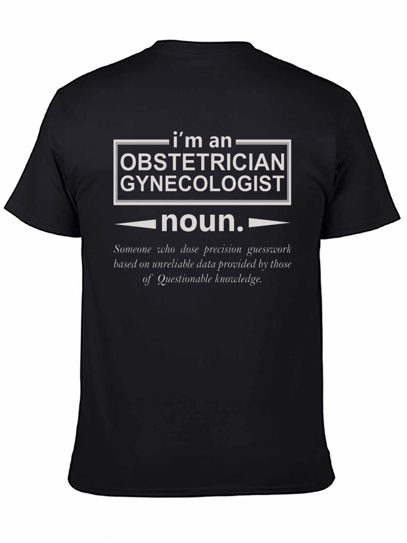 Obstetrician Gynecologist Definition T-Shirt