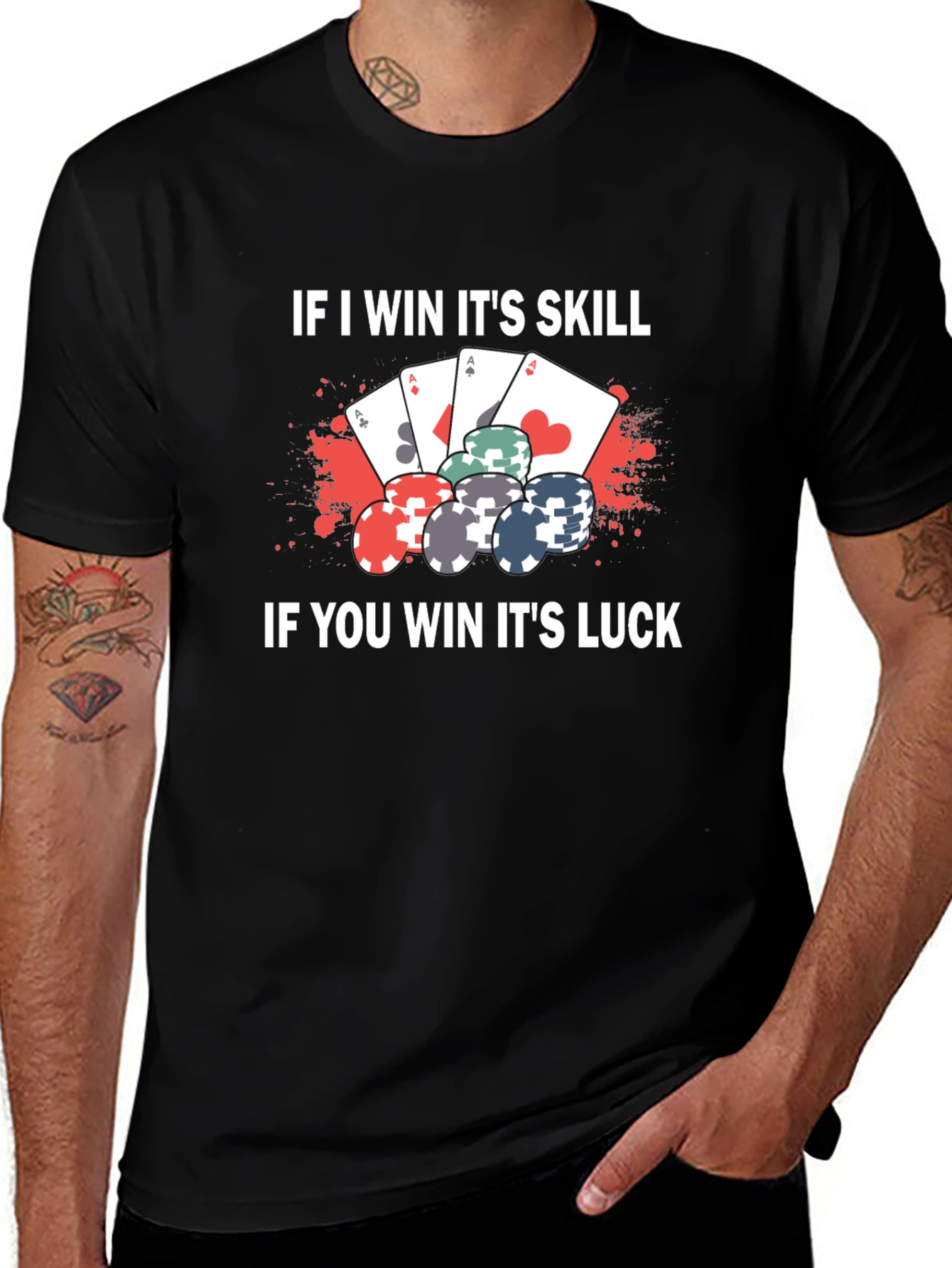 Poker Skill & Luck T-Shirt
