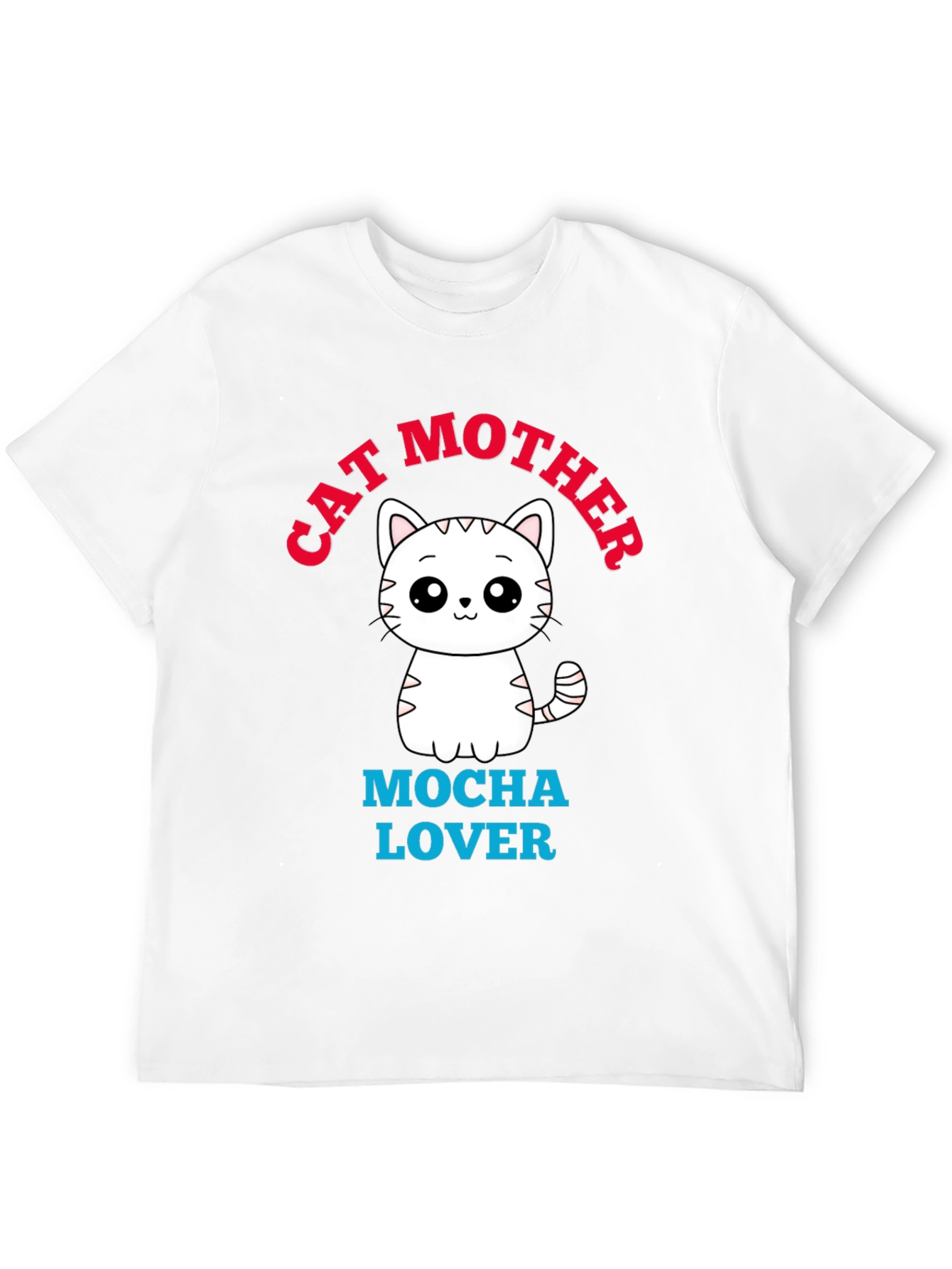 Cute Cat Mother Mocha Lover Graphic Tee