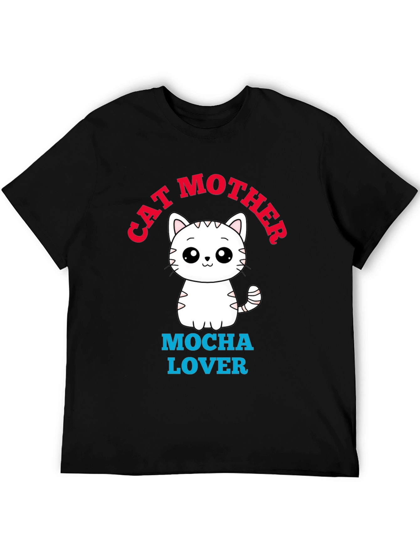 Cute Cat Mother Mocha Lover Graphic Tee