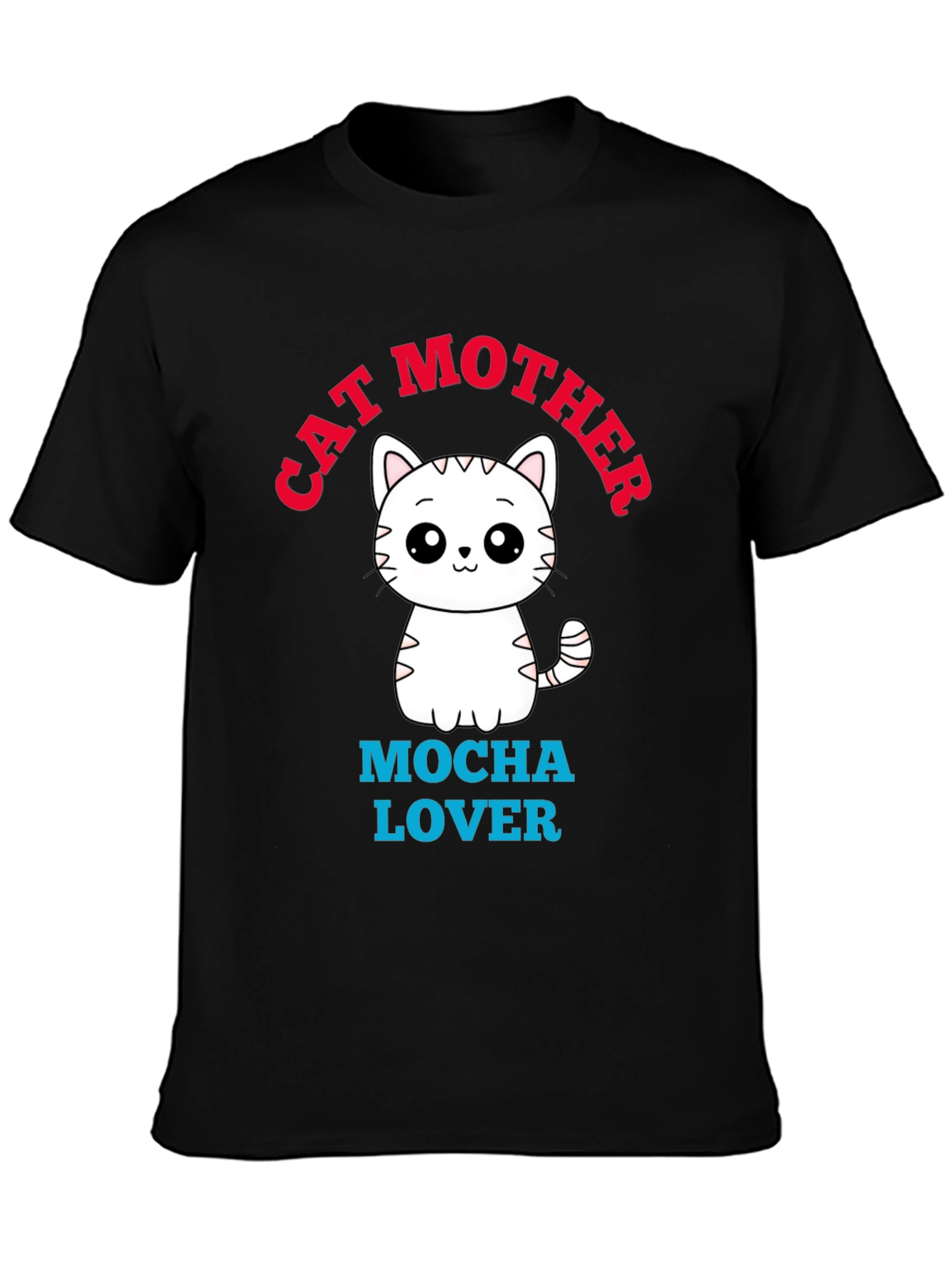 Cute Cat Mother Mocha Lover Graphic Tee