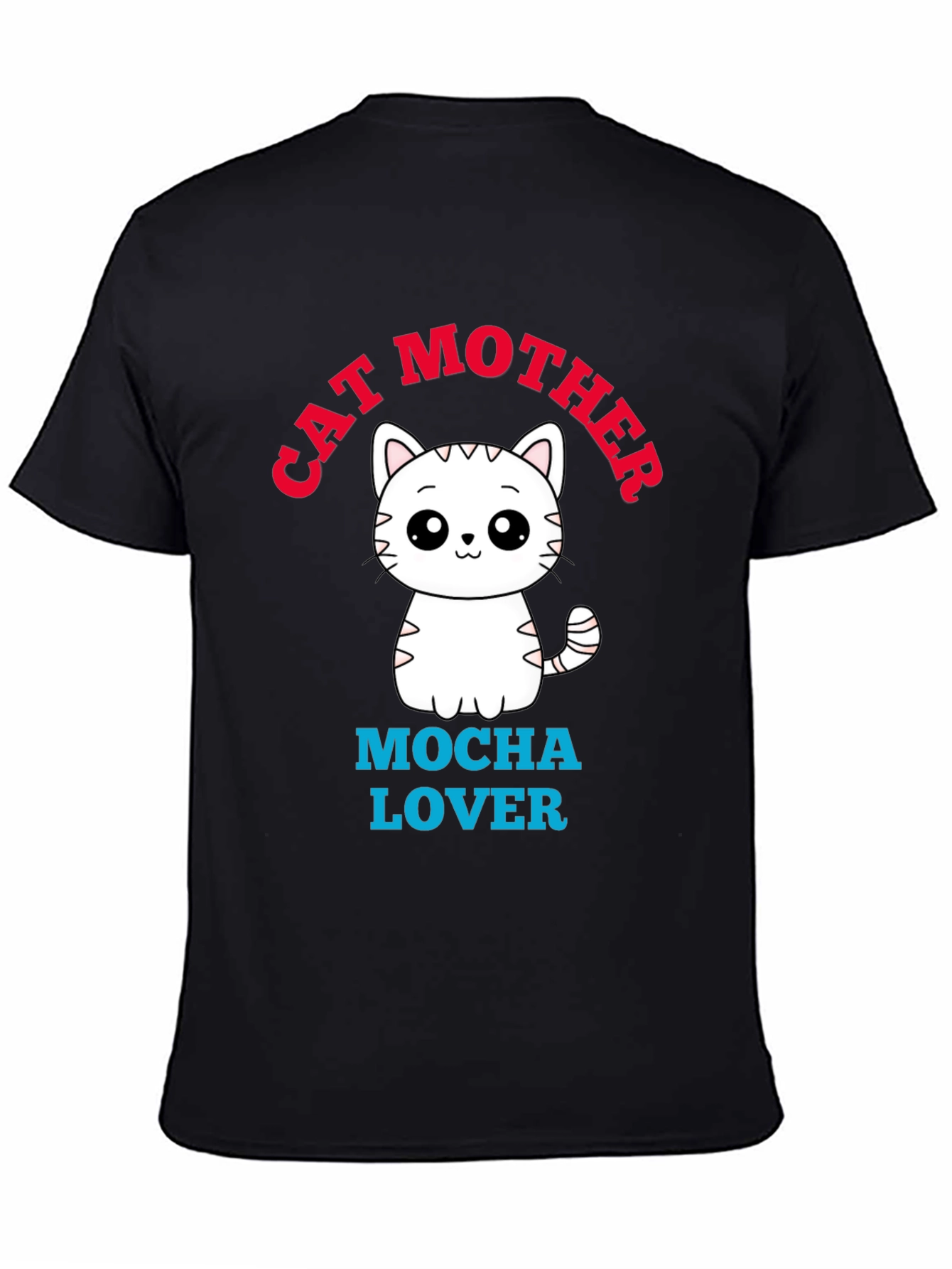 Cute Cat Mother Mocha Lover Graphic Tee