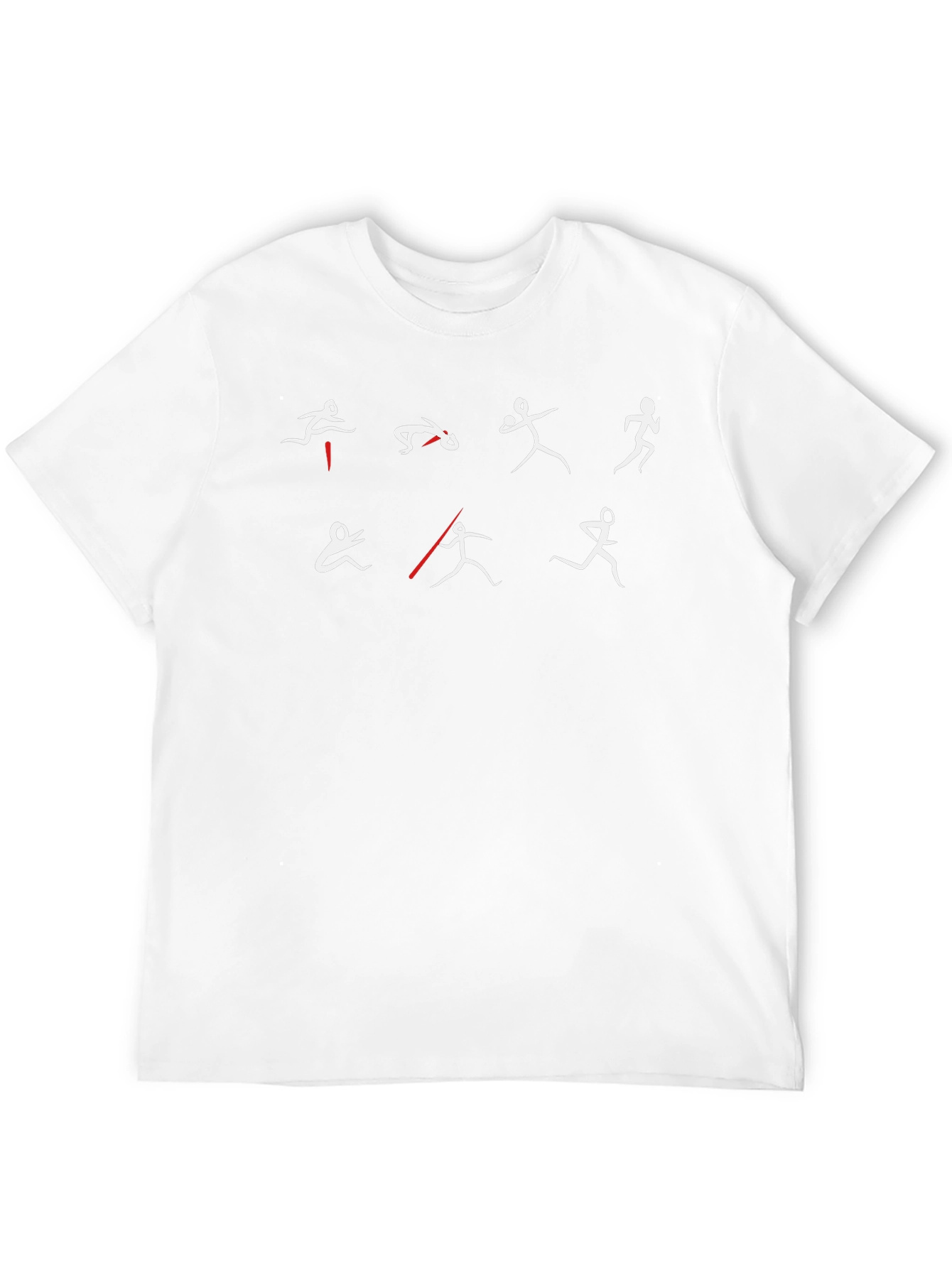 Track & Field Graphic Tee - Black