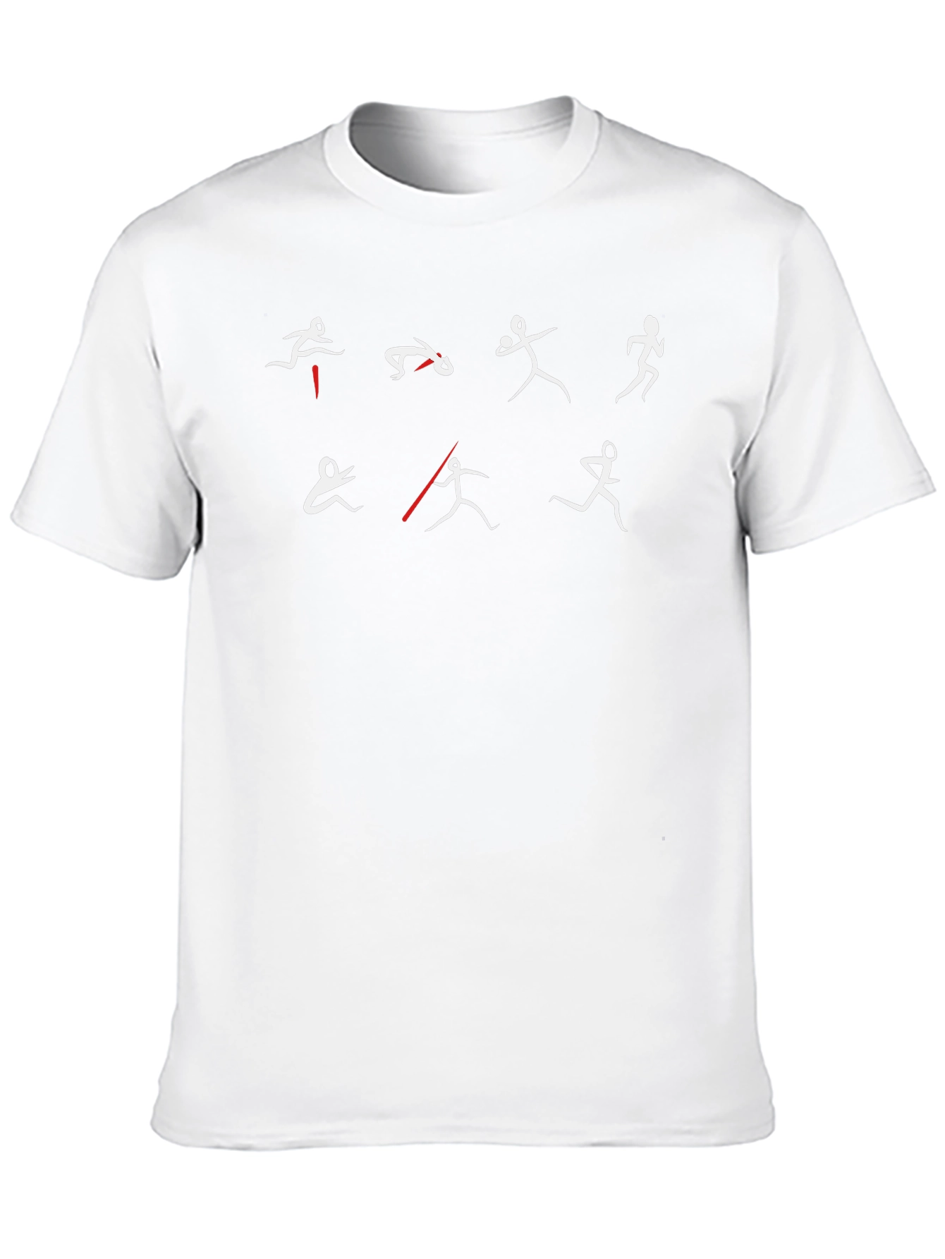 Track & Field Graphic Tee - Black