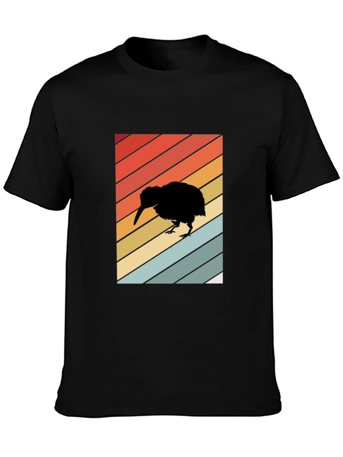 Retro Kiwi Bird T-Shirt - Cool Animal Tee