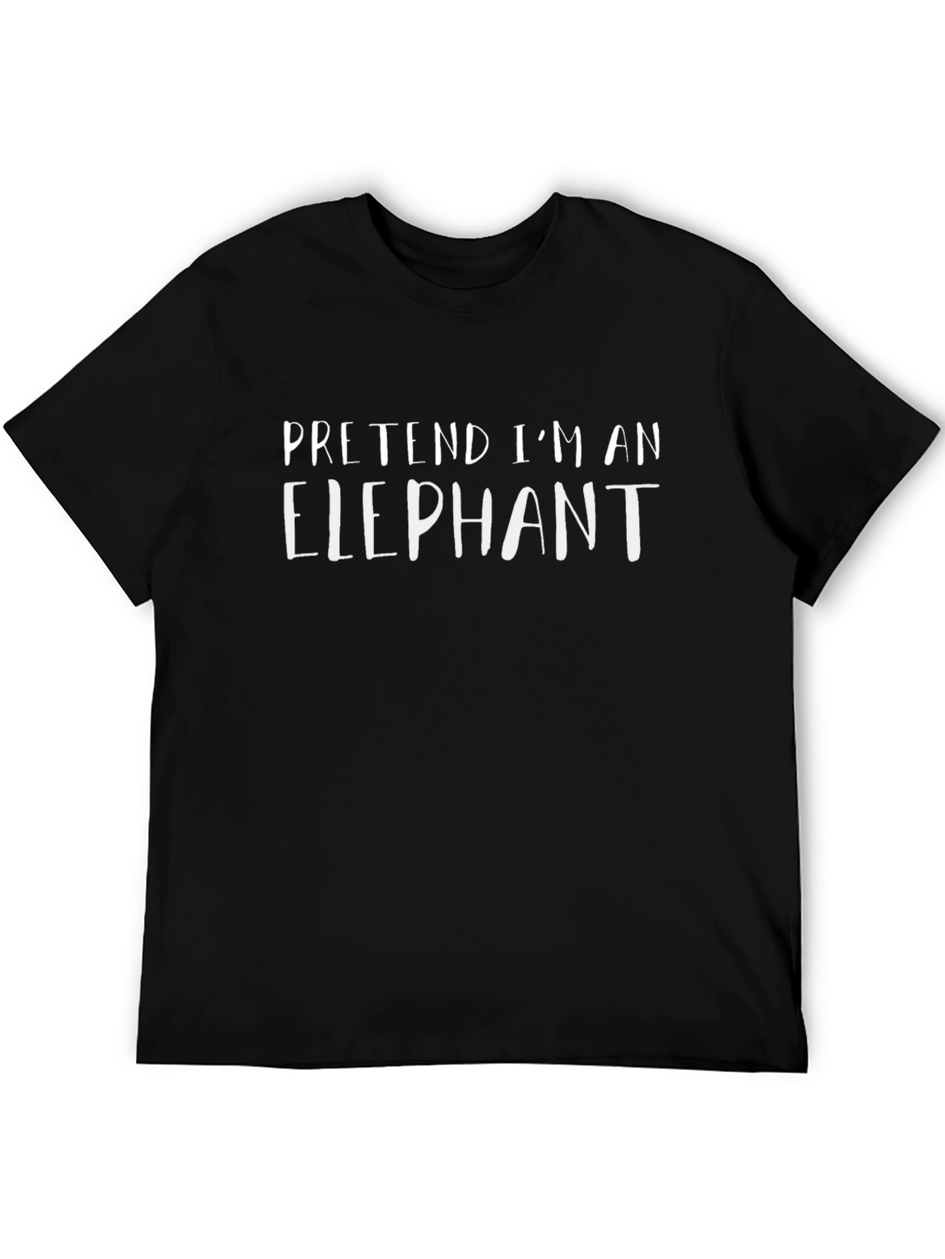 Pretend Im An Elephant T-Shirt - Funny Costume Tee