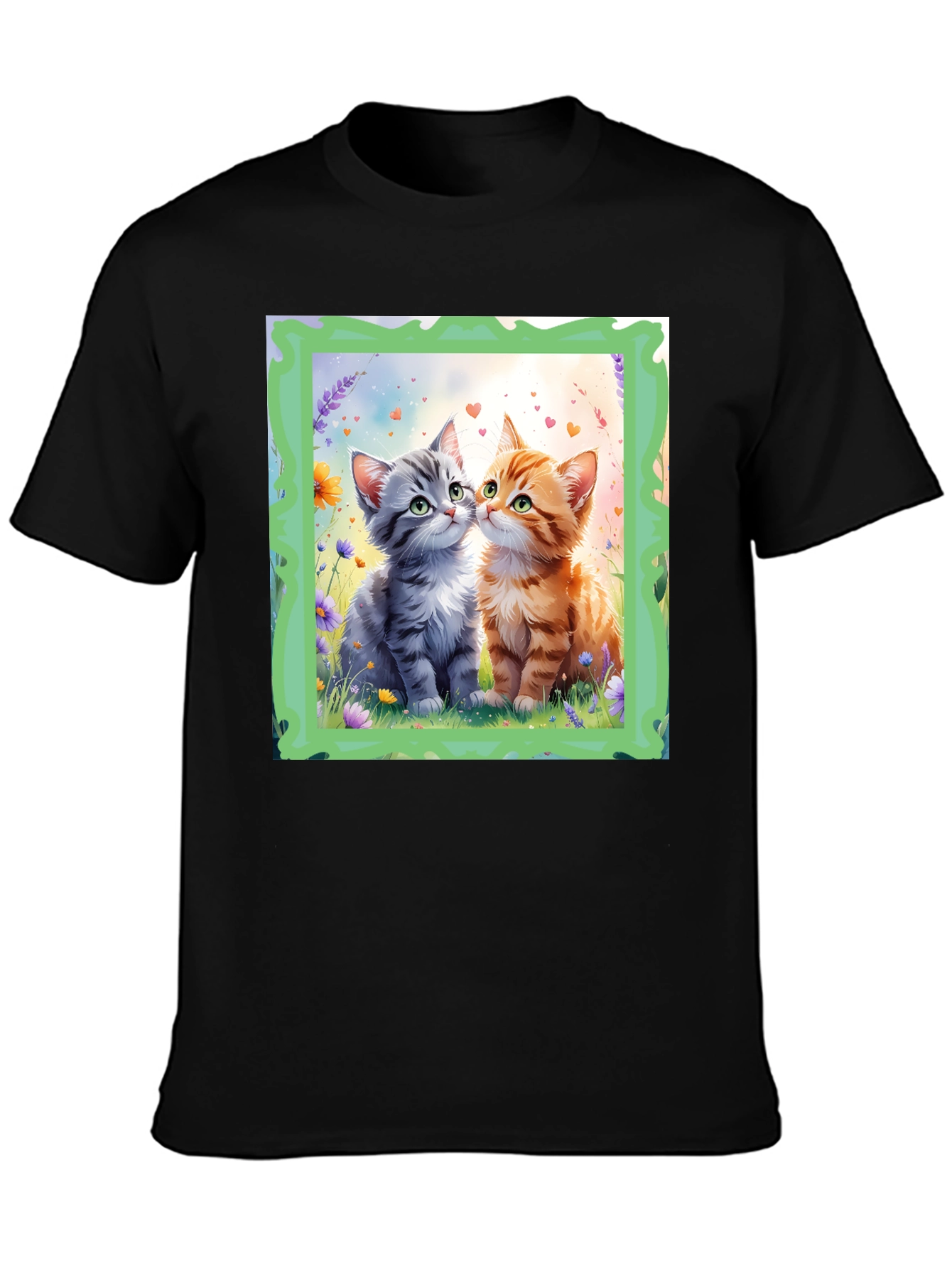 Cute Kitten Love Graphic Tee