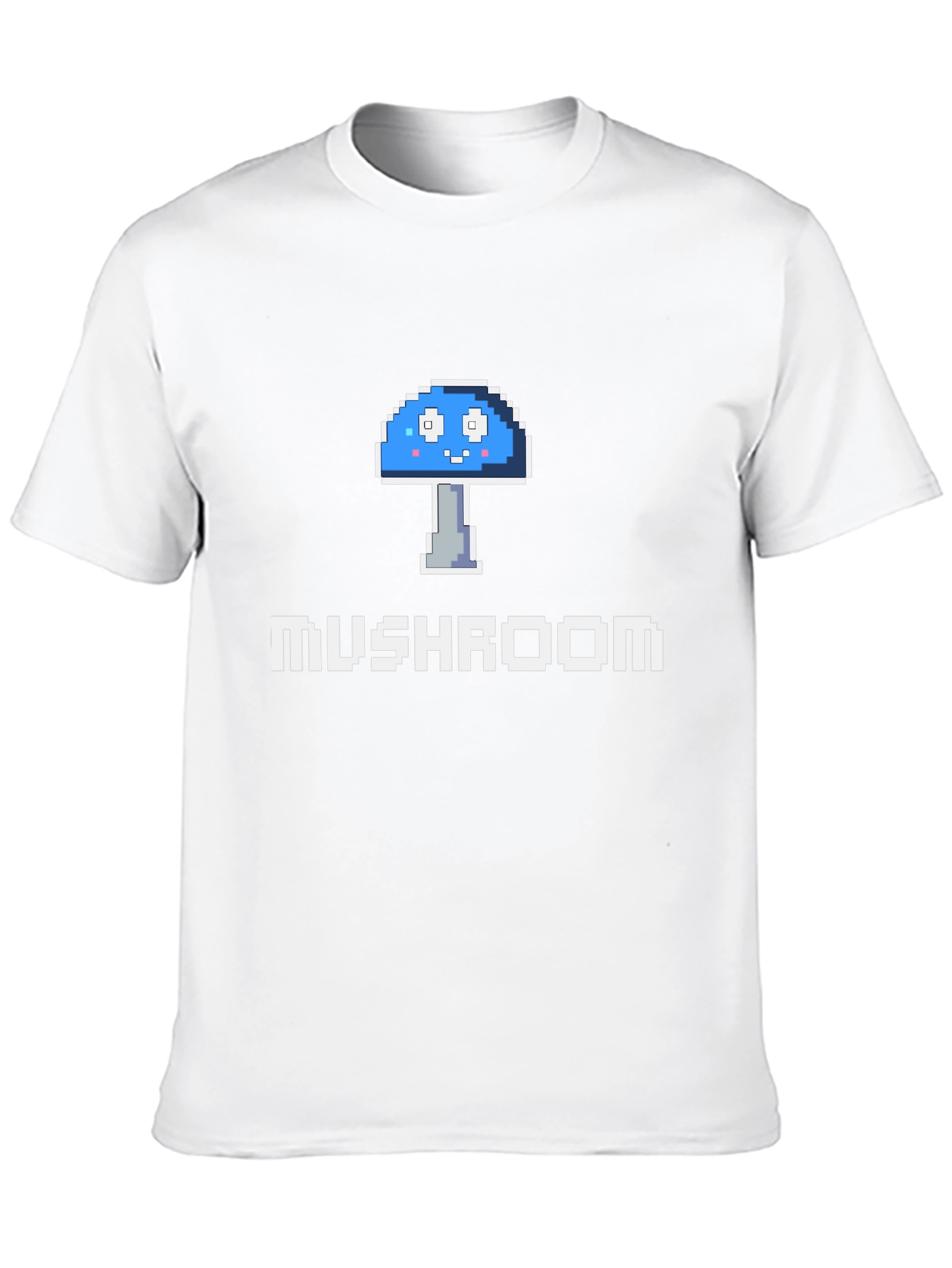 Pixel Mushroom Graphic Tee - Gamer Style!