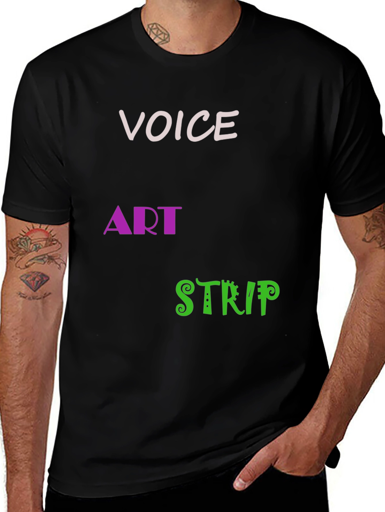Voice Art Strip T-Shirt