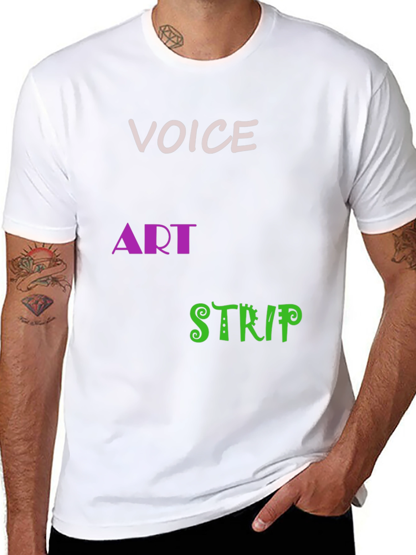 Voice Art Strip T-Shirt
