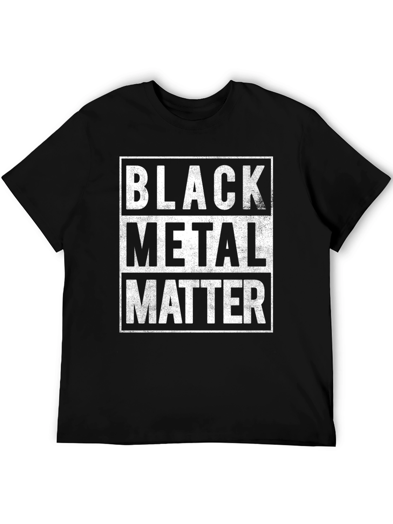 Black Metal Matter Graphic T-Shirt