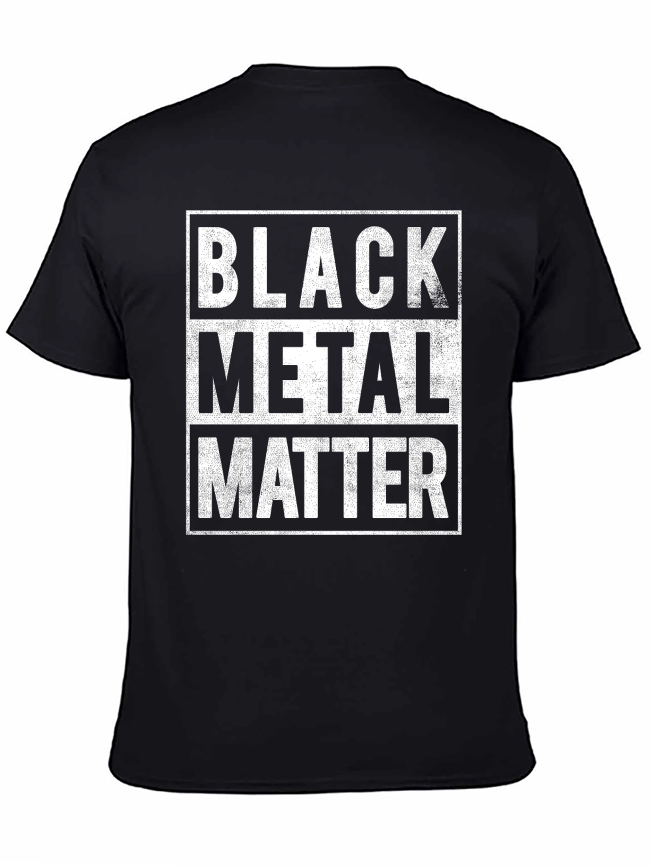 Black Metal Matter Graphic T-Shirt