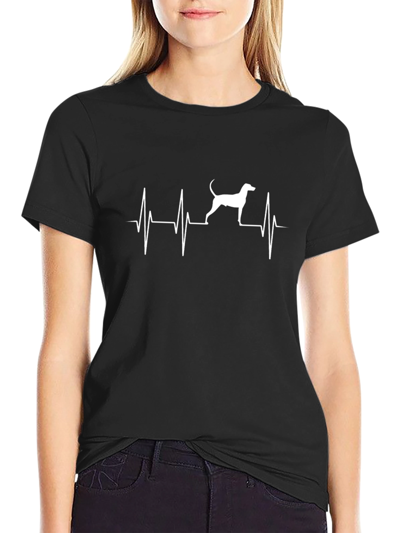 Dog Breed Heartbeat Graphic Tee