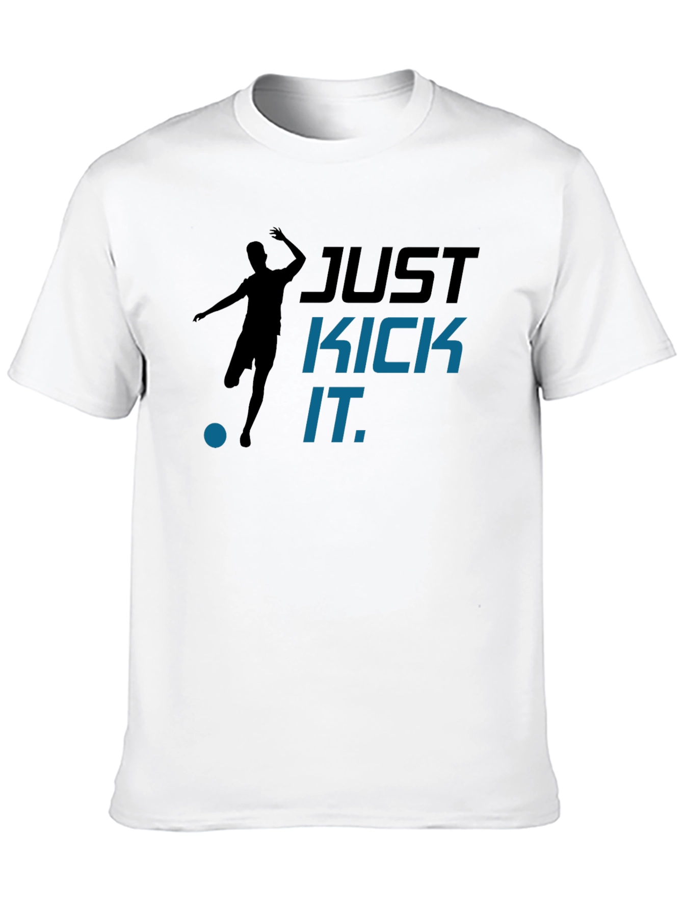 Just Kick It Graphic T-Shirt - Black