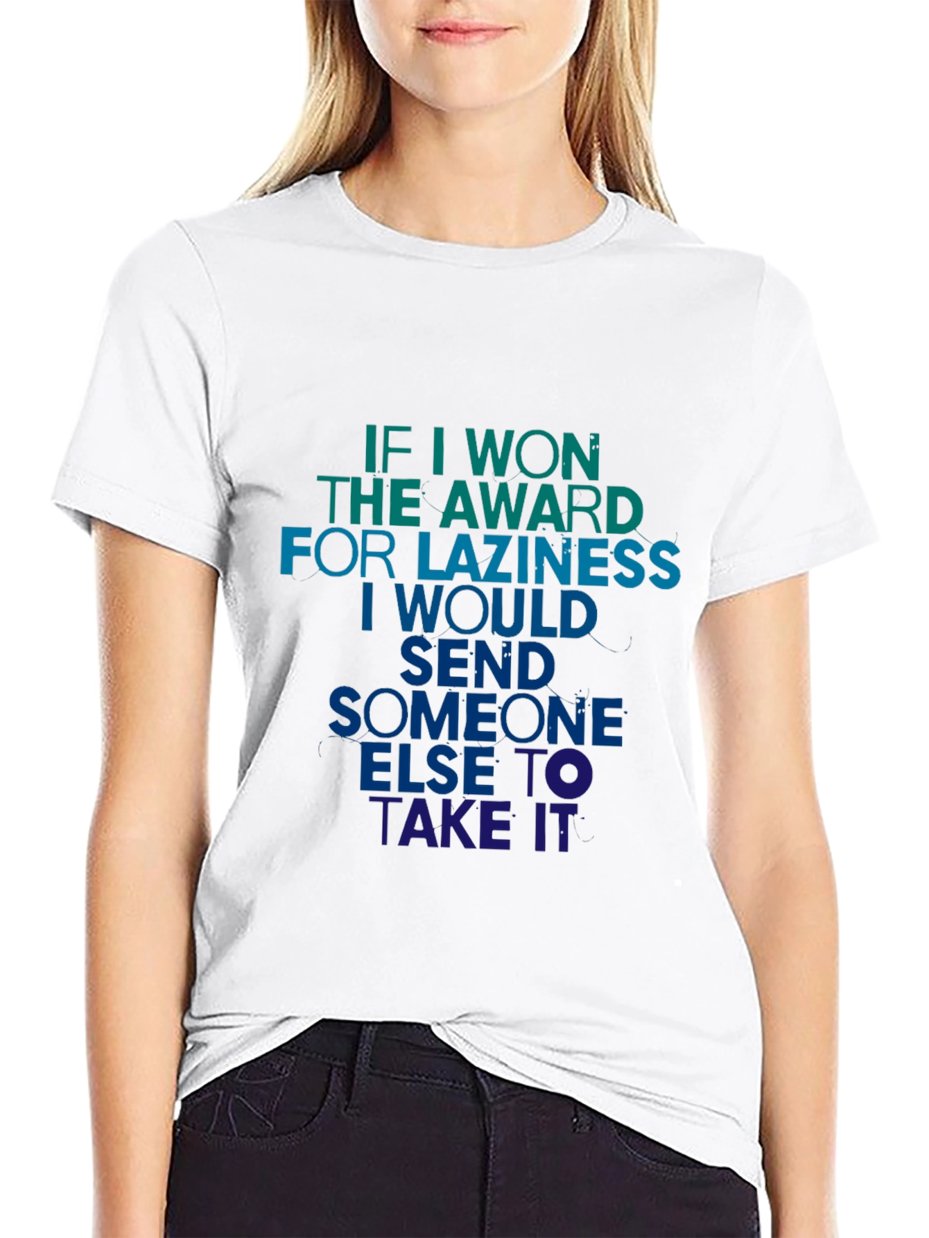 Lazy Award Mens T-Shirt - Humorous Tee