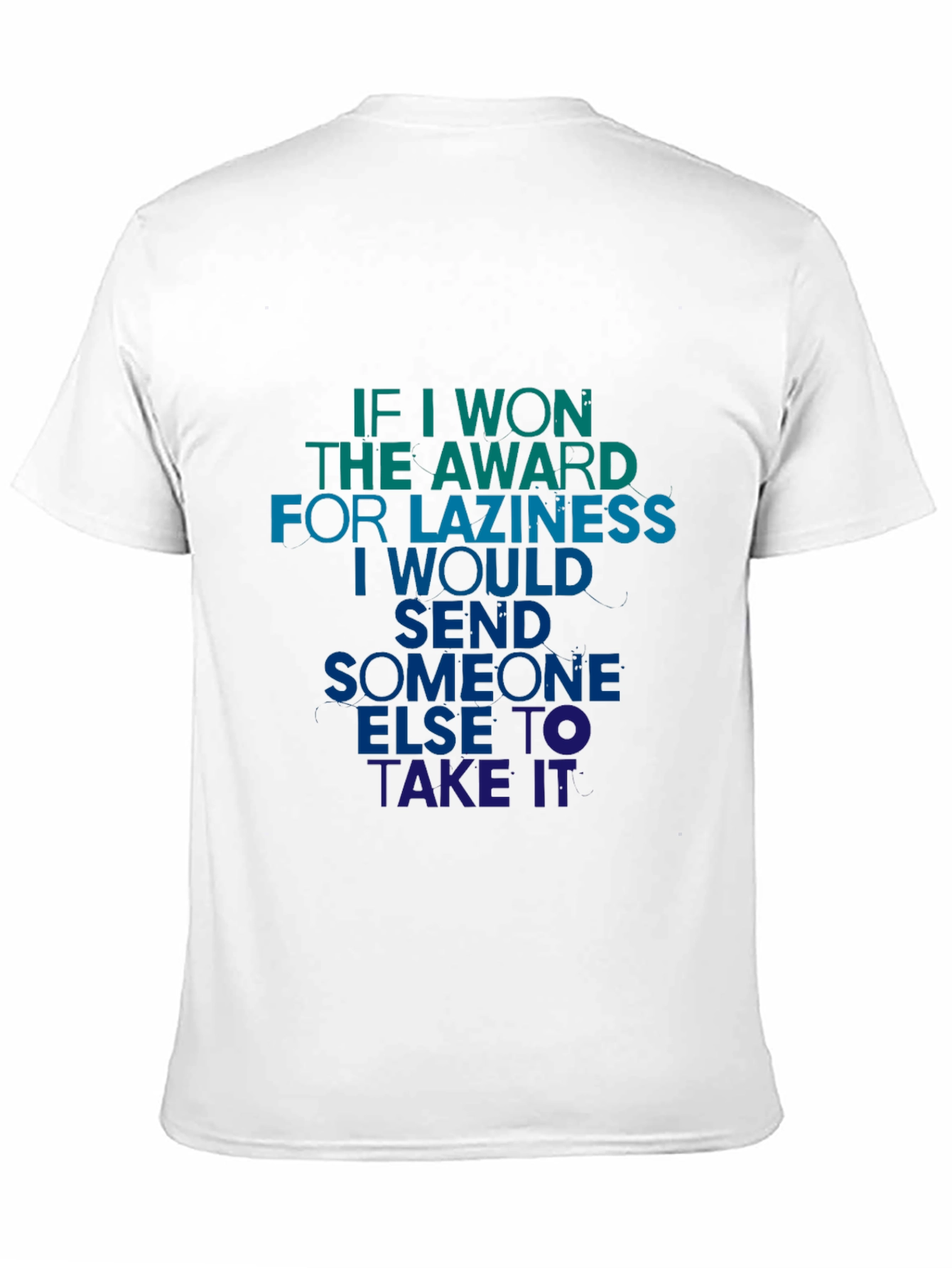 Lazy Award Mens T-Shirt - Humorous Tee