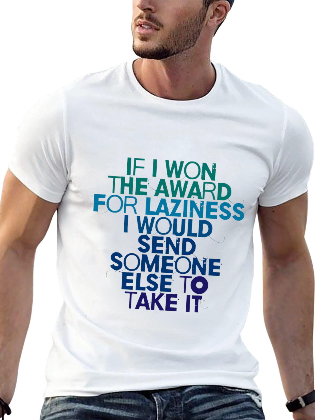 Lazy Award Mens T-Shirt - Humorous Tee