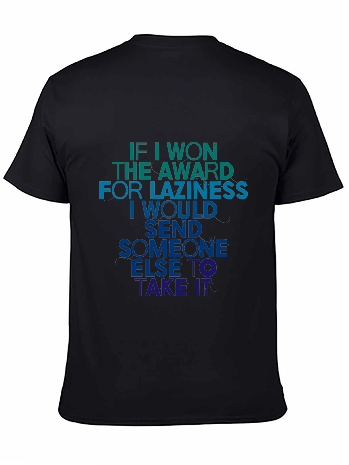 Lazy Award Mens T-Shirt - Humorous Tee