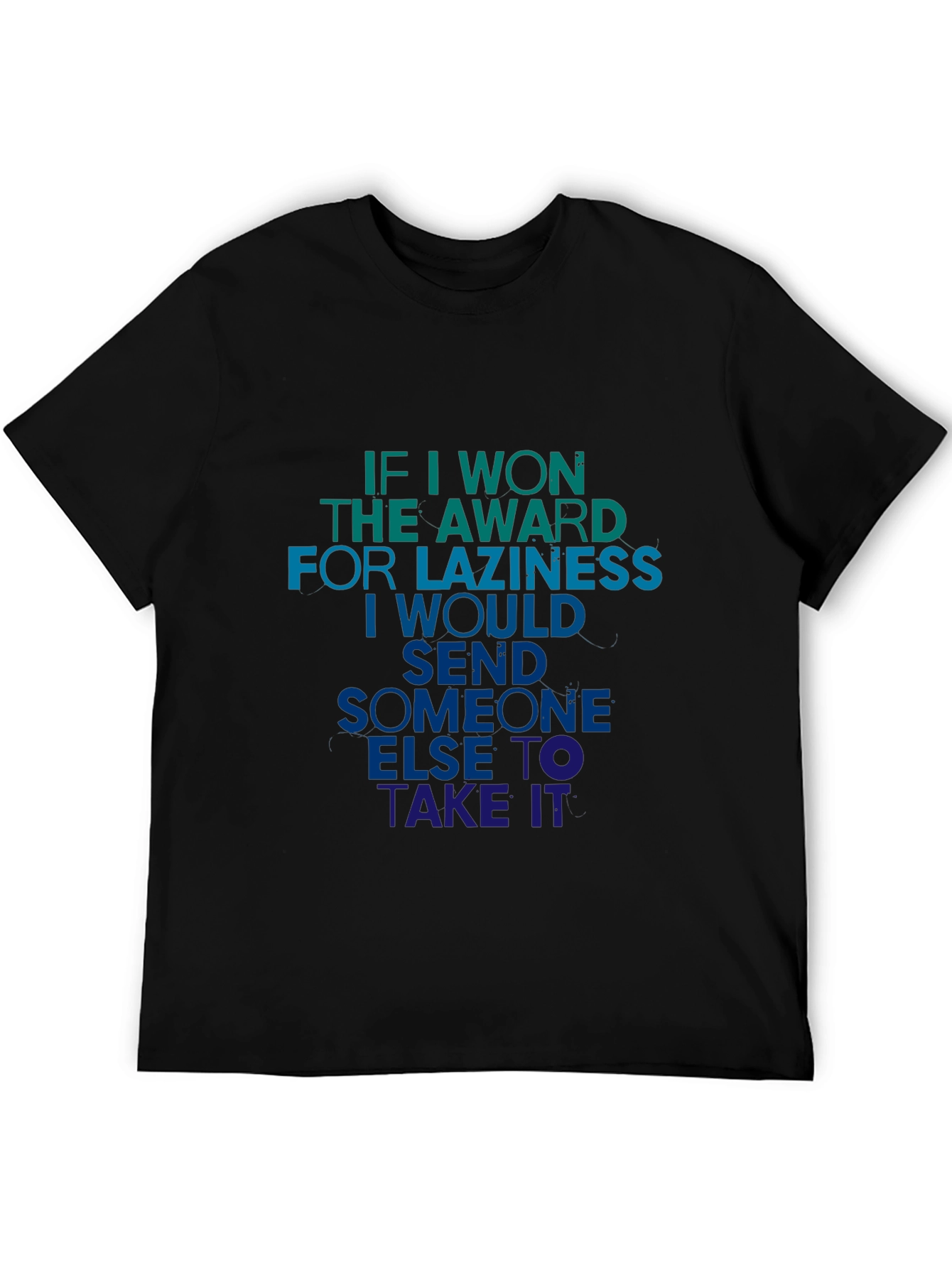 Lazy Award Mens T-Shirt - Humorous Tee