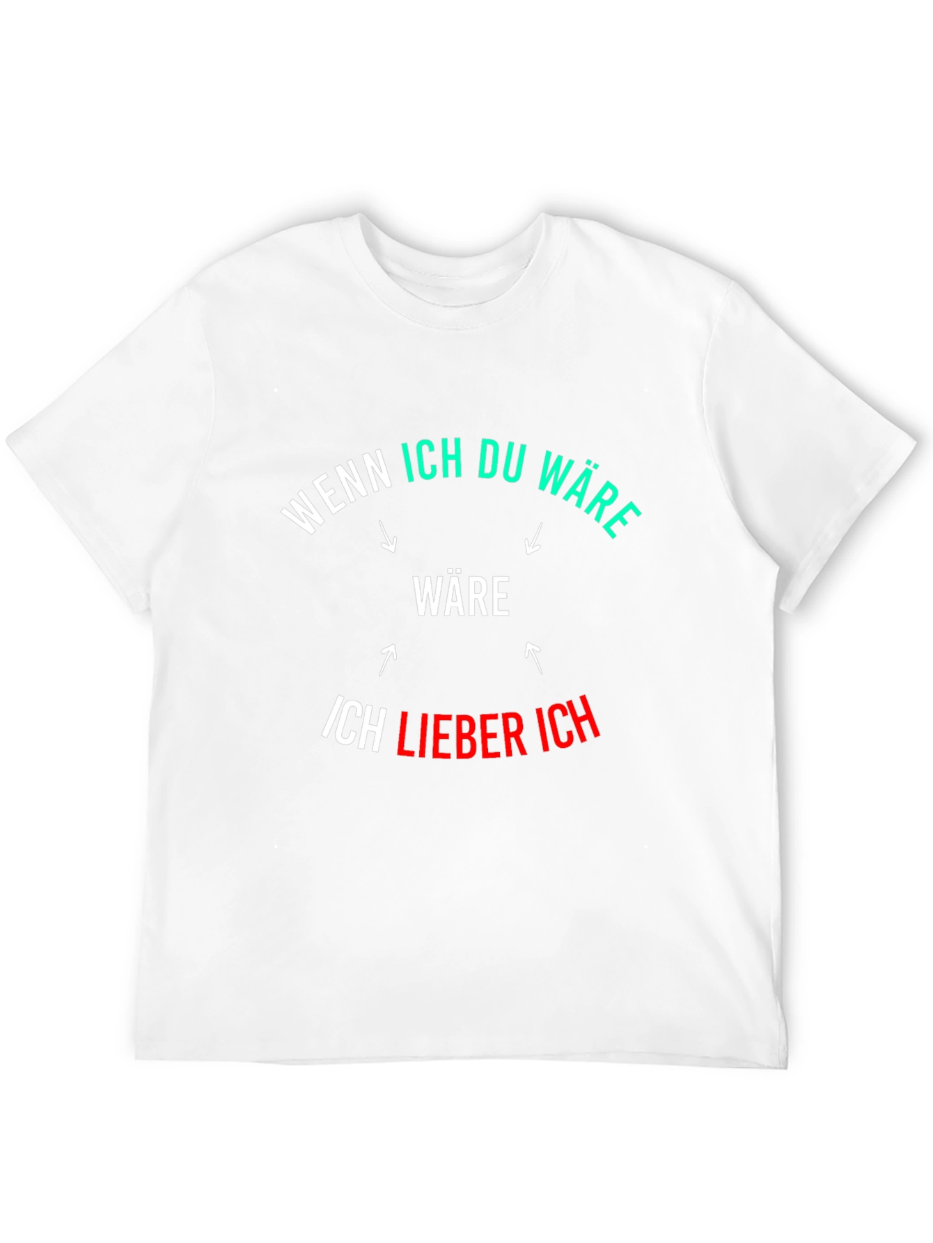 Funny German Phrase Graphic Black T-Shirt