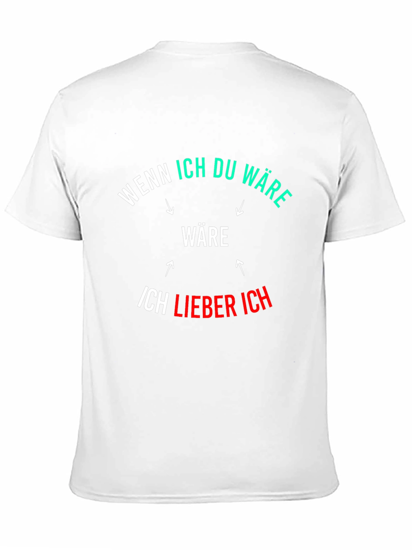Funny German Phrase Graphic Black T-Shirt