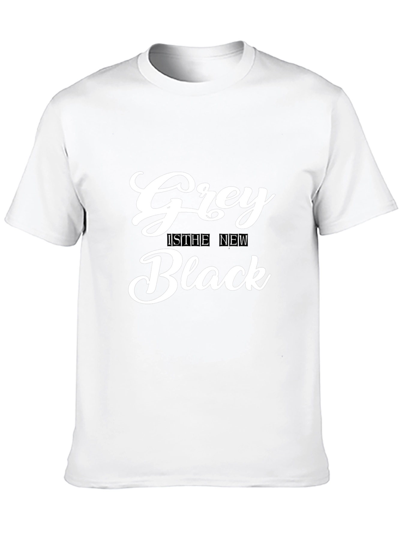 Grey is the New Black Graphic Tee