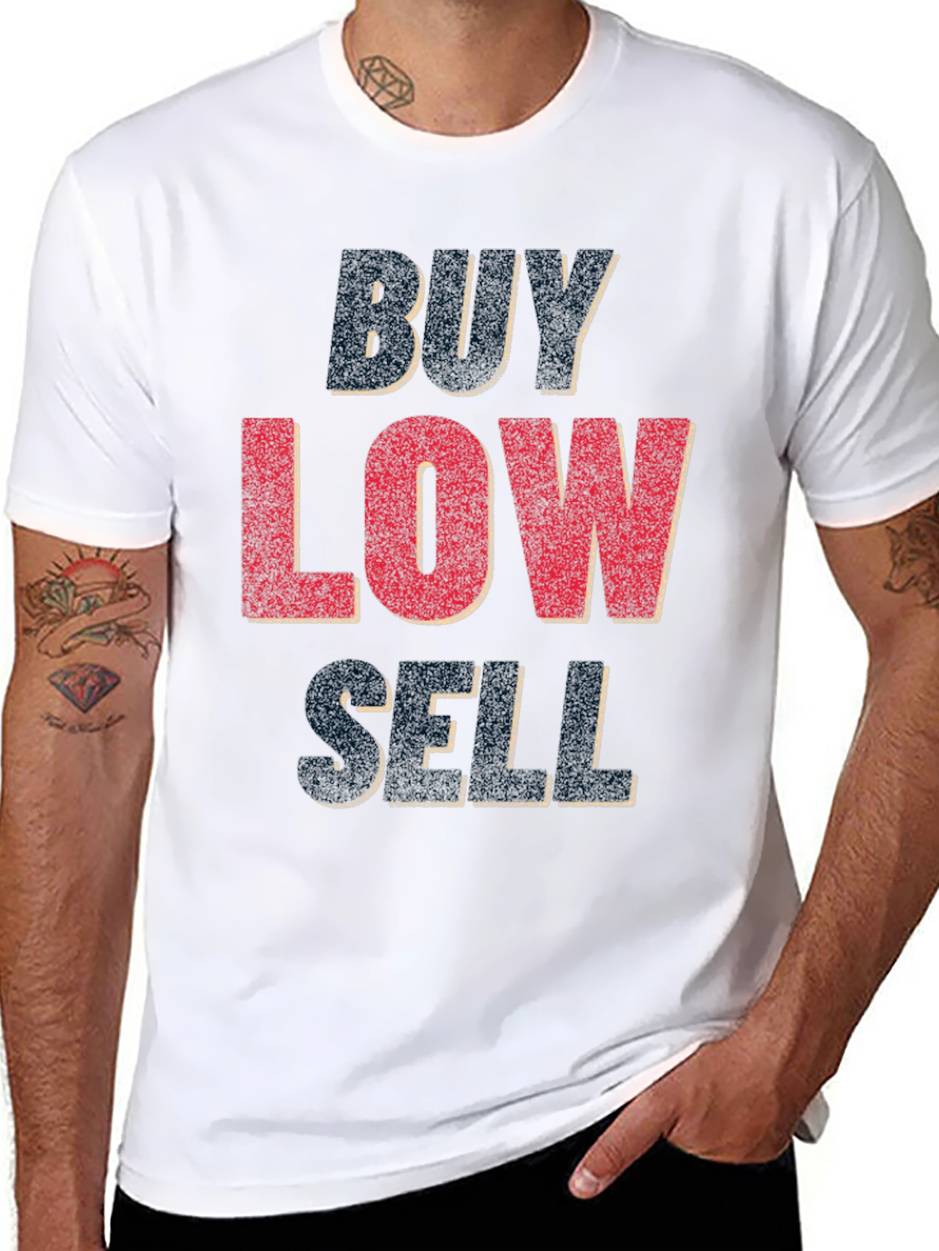 Buy Low Sell High Graphic T-Shirt