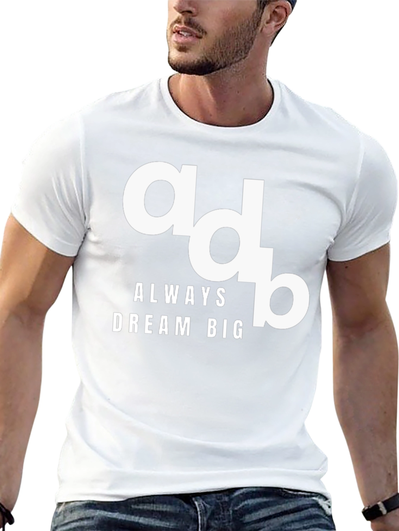 Always Dream Big Black Graphic Tee Shirt