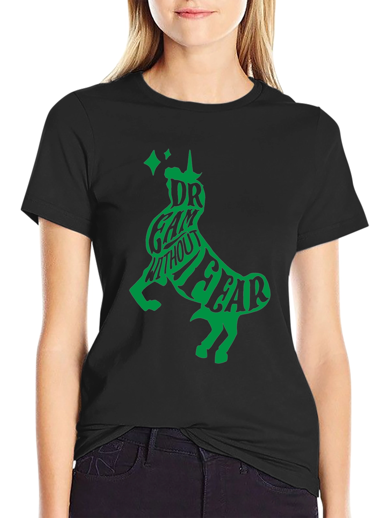 Dream Without Fear Unicorn Graphic Tee