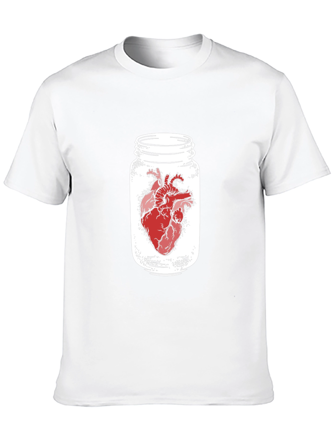 Jarred Heart Graphic Tee - Black