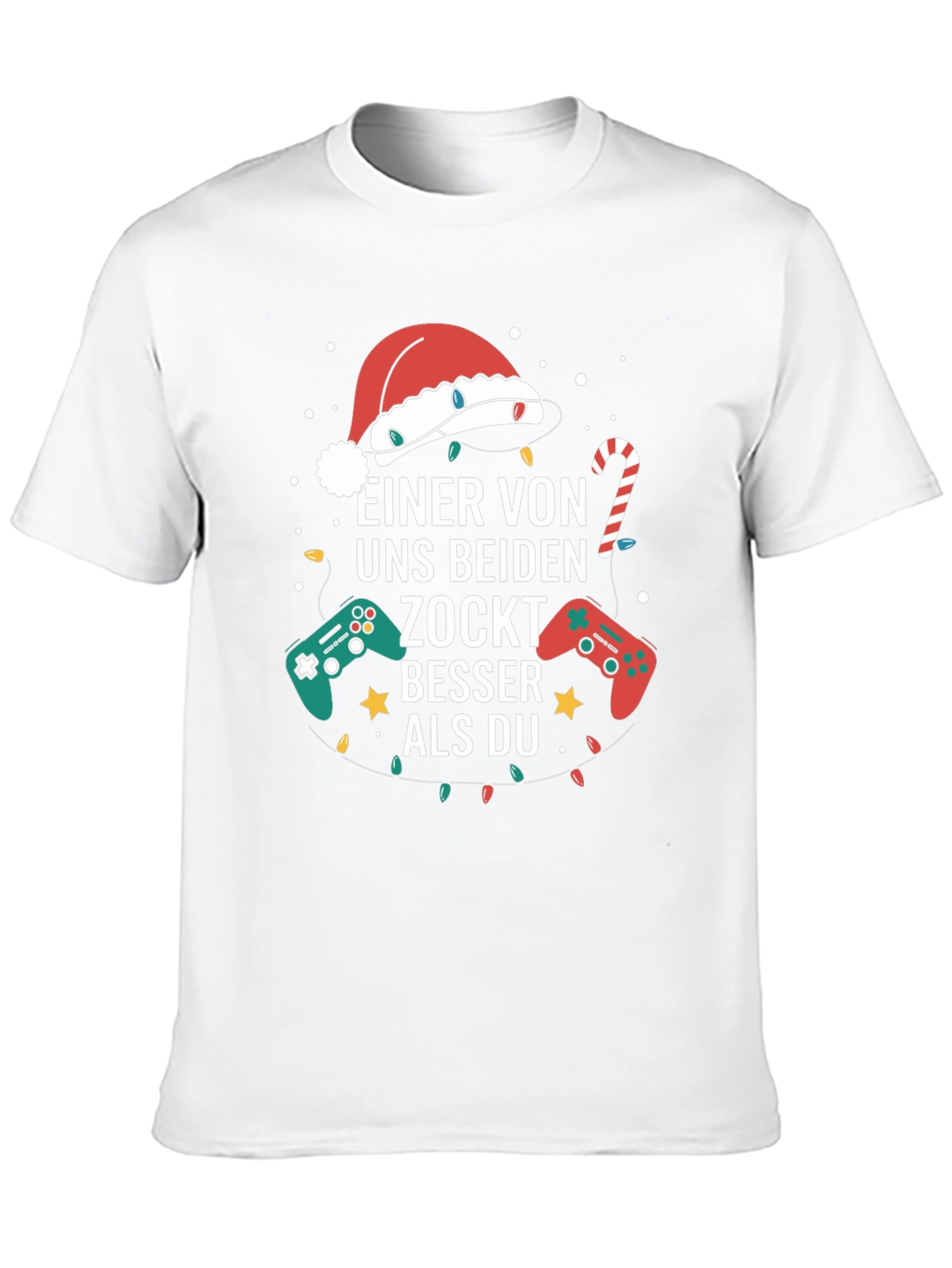 Gamer Christmas T-Shirt - Zockt Besser als Du!
