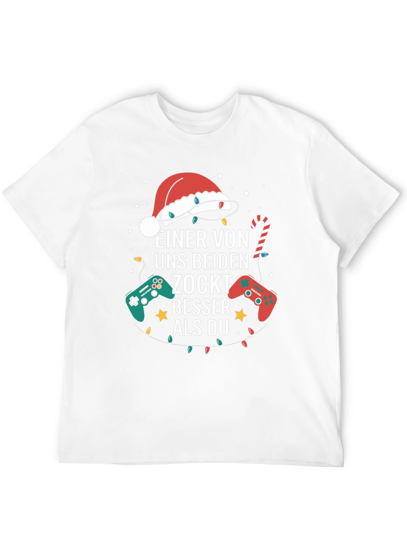 Gamer Christmas T-Shirt - Zockt Besser als Du!
