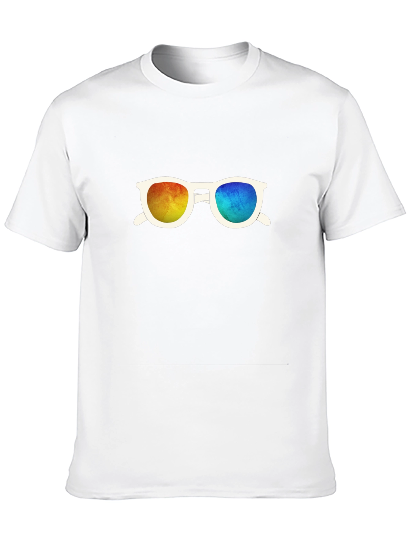 Retro Sunglasses Graphic Black T-Shirt