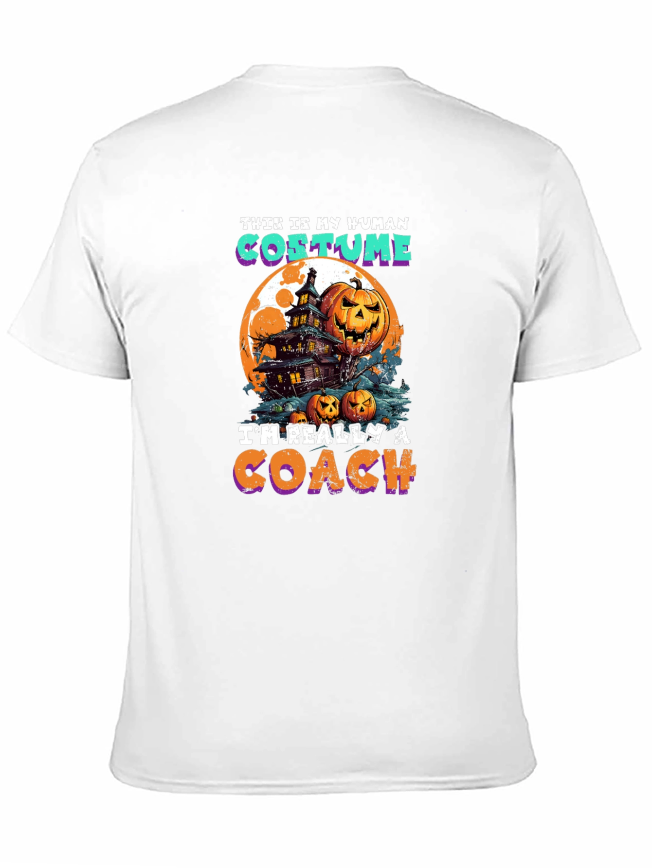 Halloween Coach Costume Graphic Tee