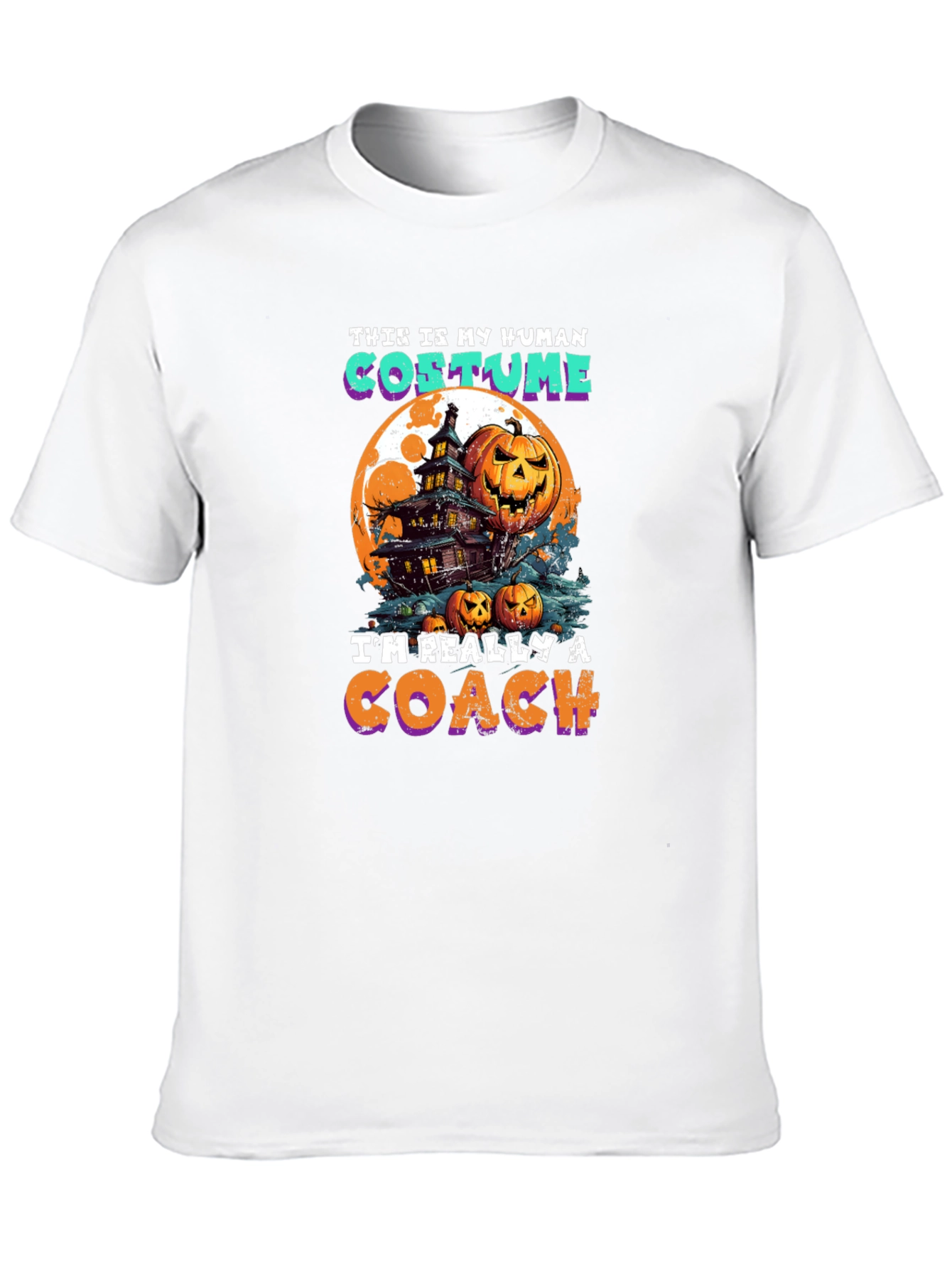 Halloween Coach Costume Graphic Tee