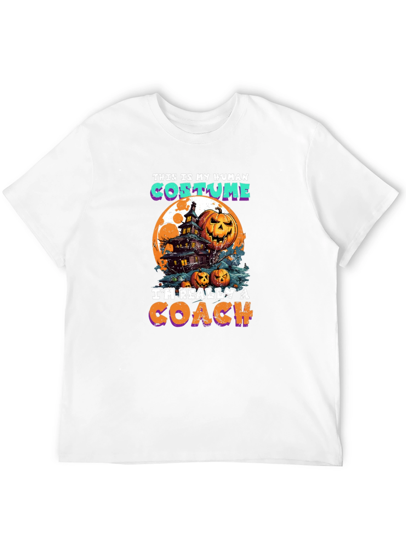 Halloween Coach Costume Graphic Tee