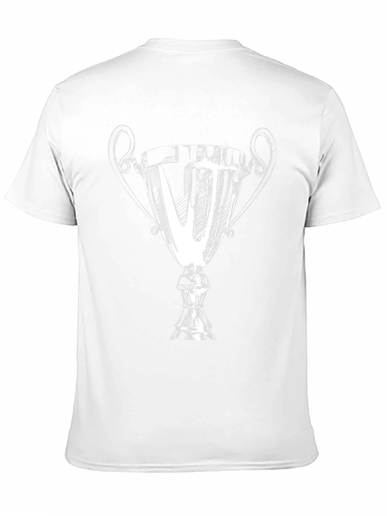 Trophy Graphic Tee - Stylish Black Cotton T-Shirt
