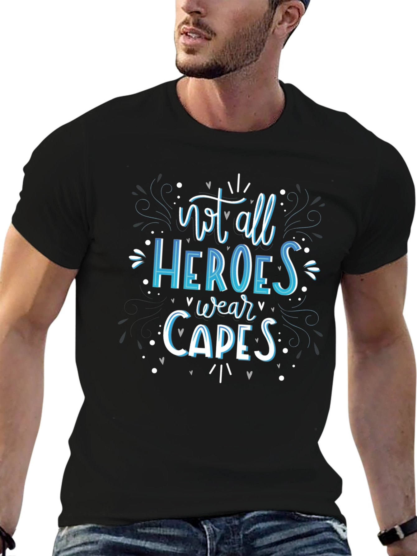 Heroes Wear Capes Graphic Tee