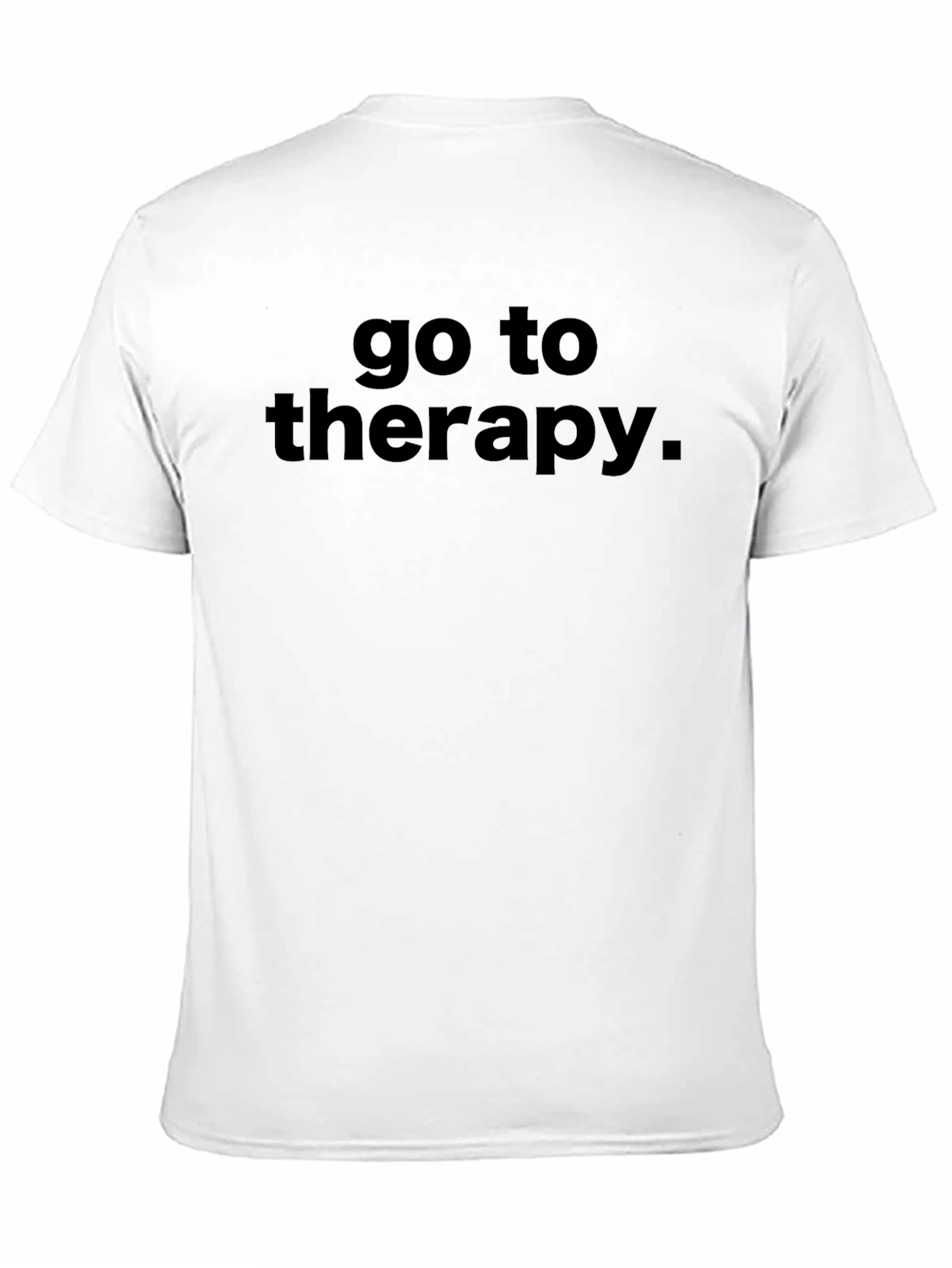 Go To Therapy Black Graphic Tee - Unisex