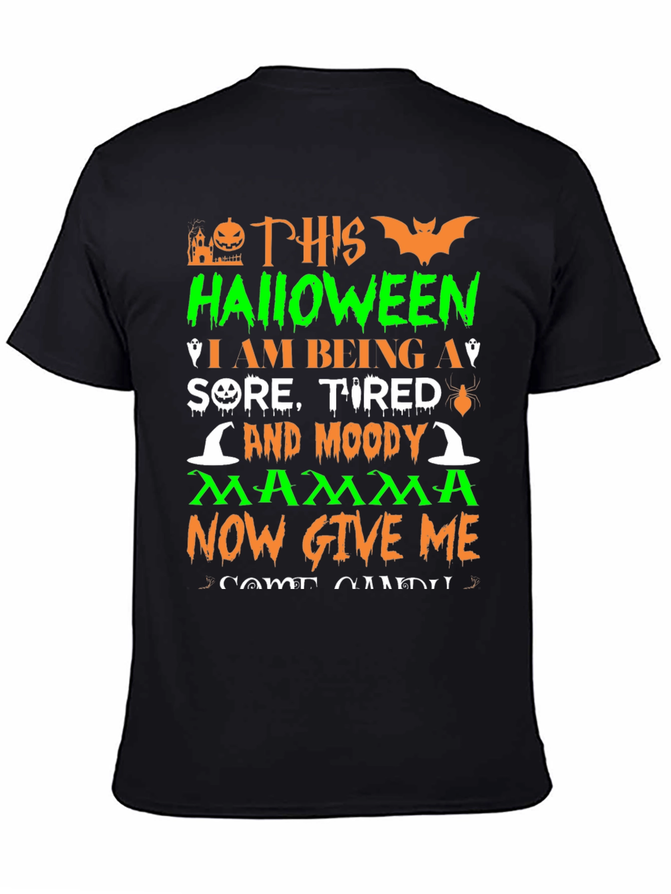 Halloween Moody Mom T-Shirt