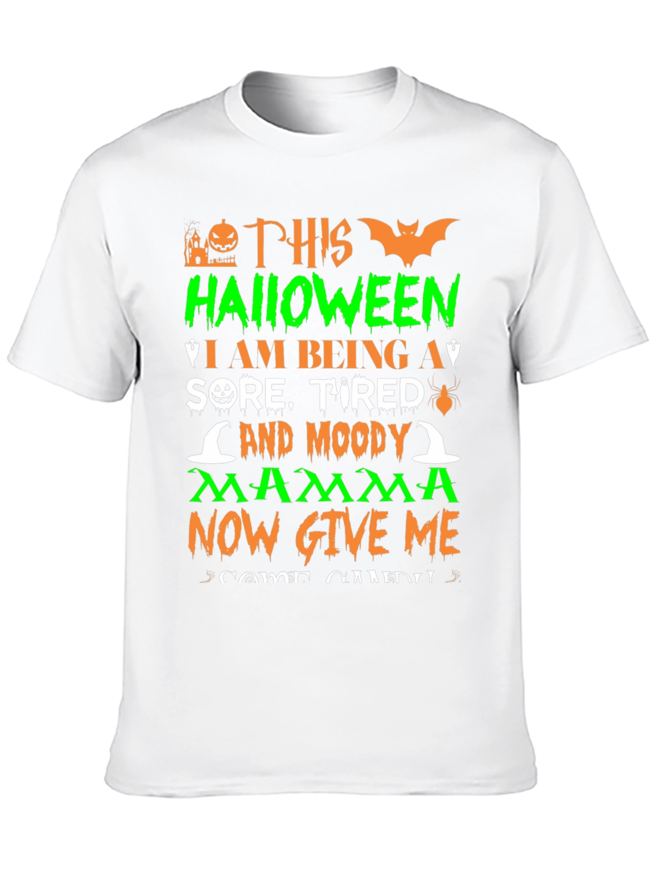 Halloween Moody Mom T-Shirt